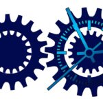 A series of connecting gears depicting processes - Business Process Improvement Toolbox