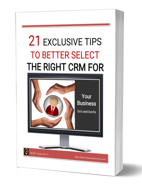21 Tips E-Book to Better Select The Right CRM