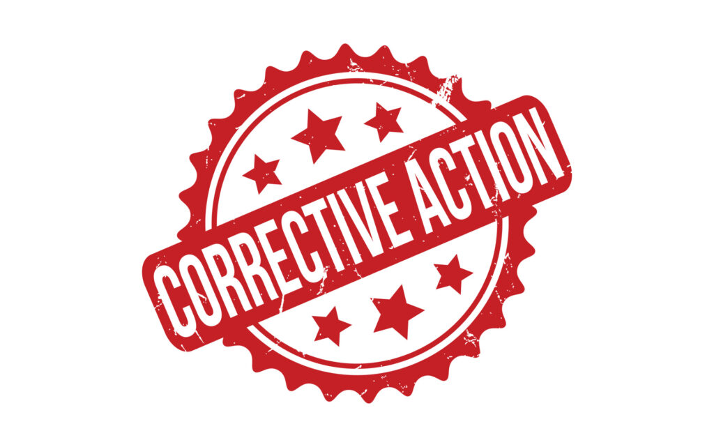 Corrective Action Stamp - 3 Small Business Improvement Ideas