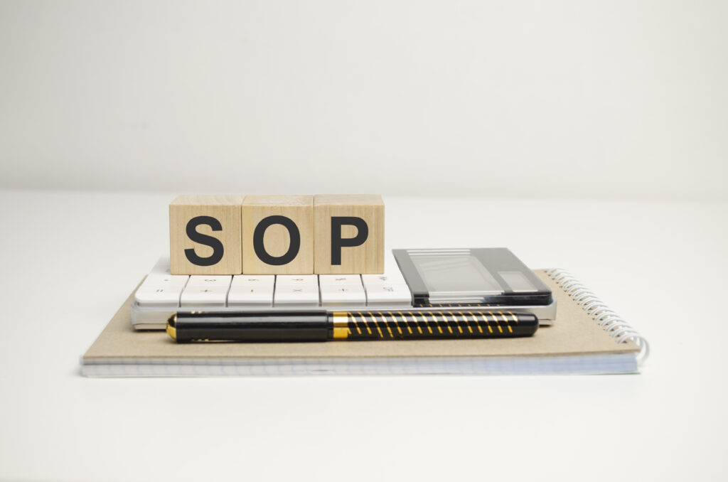 sop standard operating procedure acronym, business concept - How to Create an SOP Document