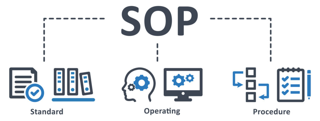 sop icon vector illustration standard operating procedure - 10 Big Problems From Absence of Standard Operating Procedures