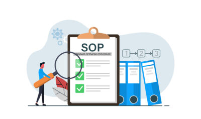 Employee checking a standard operating procedure - Write an SOP