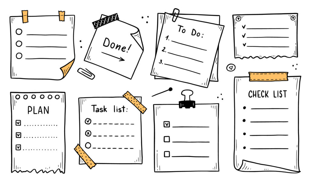 checklist set to do task list - Checklist vs To Do List