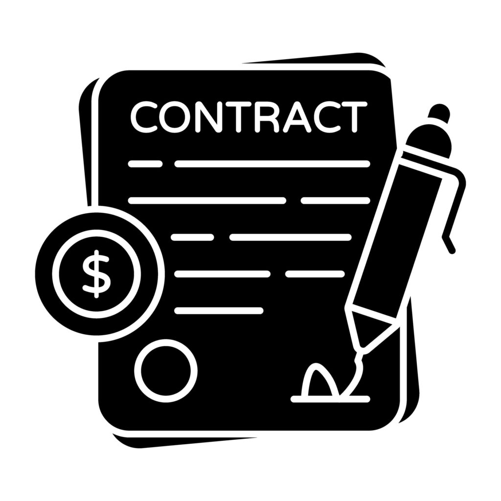 an icon design of contract paper - What is a Vendor Contract