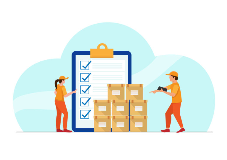warehouse worker checking inventory concept - Inventory Management For Small Business