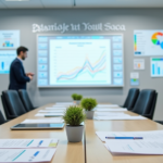 A man preparing to deliver a presentation in a large conference room - 9-Tip To Do List to Boost Morale Fast: How to Improve Team Communication