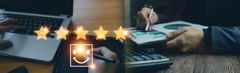 online-customer-evaluation-feedback-positive-review-boosts-business-growth-How to Use Small Business Systems to unlock 5 Star Reviews
