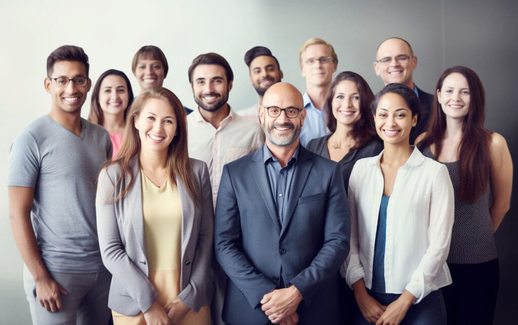 business-owner-and-group-of-employees - 5 Practical Steps for Creating a Performance Evaluation Template that Works