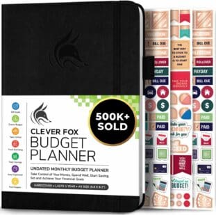 CLEVER FOX Finance and Budget Planner Workbook - How to Create Financial Projections for a Business Plan
