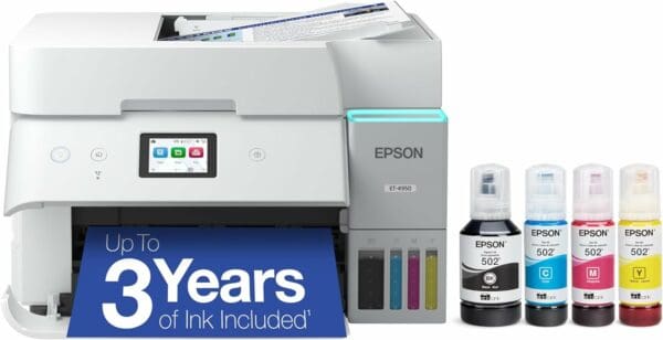 EPSON EcoTank ET-4950 Wireless All-in-One Color Supertank Printer-How to Write a Marketing Strategy for My Business Plan