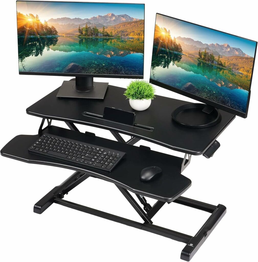 TECHORBITS Standing Desk Convertor - 32-inch Height- How to streamline business processes
